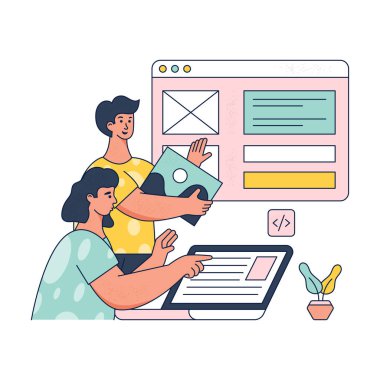 Online eğitim soyut konsept vektör çizimi.