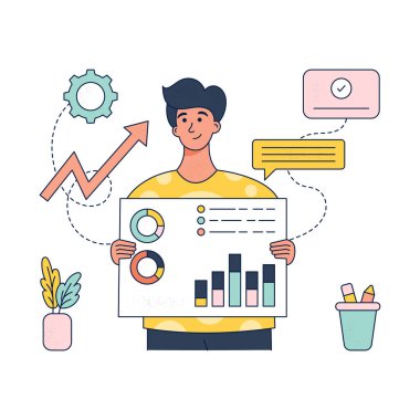 iş ve finans, yatırım ve analiz kavramı.