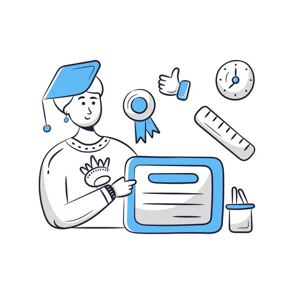 Online öğrenme soyut konsept vektör çizimi. çevrimiçi öğrenme, çevrimiçi öğrenme, video konferansı, çevrimiçi öğrenme, çevrimiçi kurs, uzaklık öğrenme