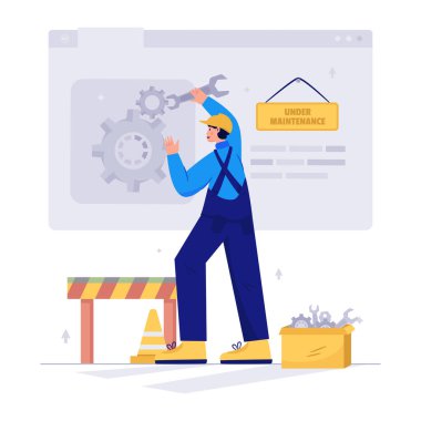 Yapının düz vektör tasarımı