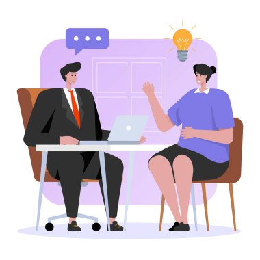 Ofiste çalışan iş adamları