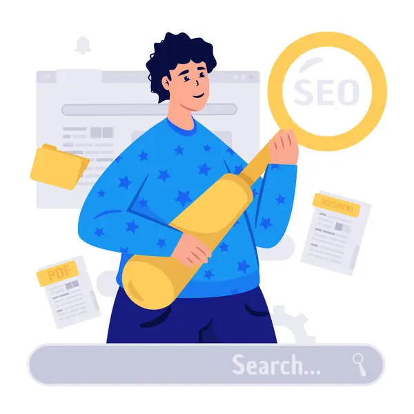 düz vektör tasarım konsepti