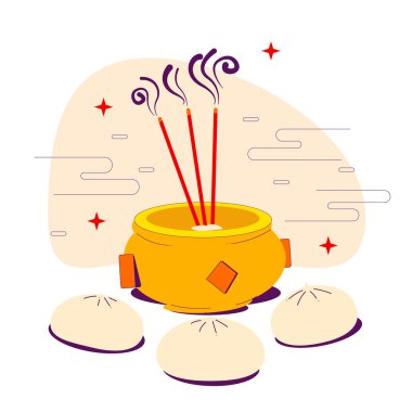 Vektör illüstrasyonu, simge ögesi arkaplanı