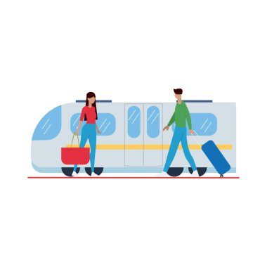 Bagajlı yolcu treni