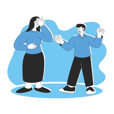 Konuşma kabarcığı vektör tasarımı olan birkaç kişi