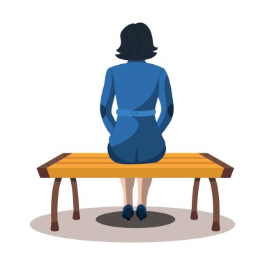 Ofis avatar karakter iş kadını