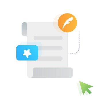 E- posta Pazarlama Simgesi vektör çizimi