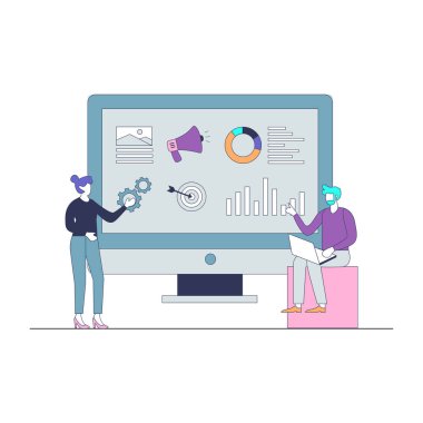 İş ekibi ve ofiste çalışmak.