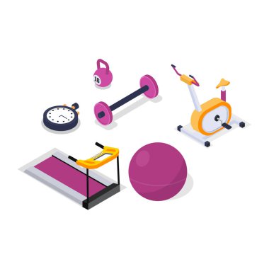 sport and fitness set