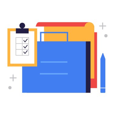 Vektör olarak kontrol listesi simgesi. Logotype