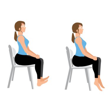 Kadın spor salonunda, vektör illüstrasyon tasarımı