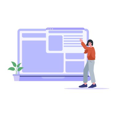 Akıllı telefonu ve dizüstü bilgisayarı olan genç adam.