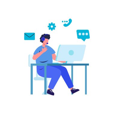 Dizüstü bilgisayar ve akıllı telefon olan adam