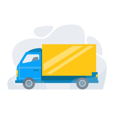 Kargo aracı olan kamyon.