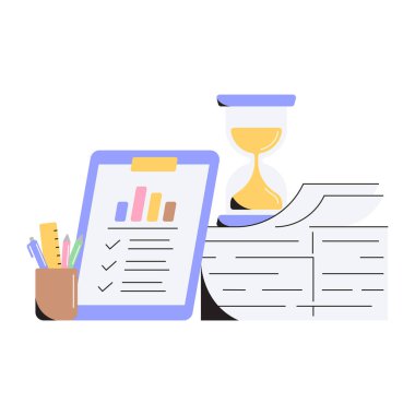 iş yönetimi vektör simgesi