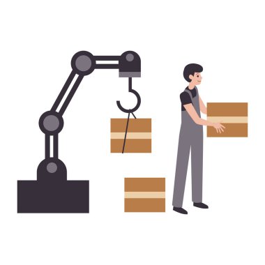 Depo çalışanı simgesi