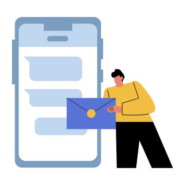 Telefonun yanında saat tutan bir adam.