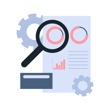 Arama motoru optimizasyonu düz simgesi