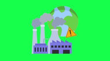 Fabrika simgesinin vektör illüstrasyonu