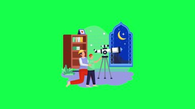 TV 'de kadın ve erkekle video kamera var. Video görüşmesi, iletişim, video görüşmesi, video, video. vektör illüstrasyonu.
