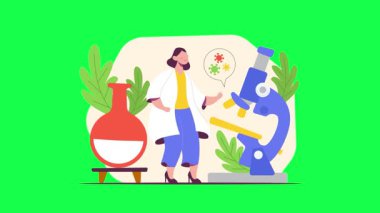 Parktaki teneke kutuyu sulayan adam. düz vektör illüstrasyonu