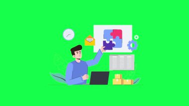 çevrimiçi alışveriş kavramı, vektör illüstrasyonu