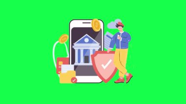 Mobil uygulamalı akıllı telefon kavramı