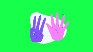 Tokalaşma için düz renk simgesi