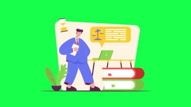 Elinde evrak çantası olan bir işadamı..