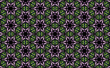 Kusursuz eski model. Çiçekli geometrik süs. Duvar kağıdı, yüzey dokuları, şablon dolguları, web sayfası arkaplanı için sonu gelmeyen doku.