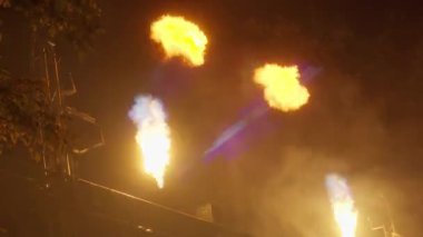 Şehrin gece manzarası