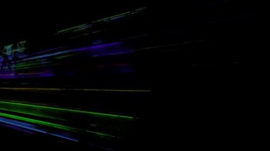 Yüksek Kaliteli 4K Video 'da Çoklu Lazer Işınları ile Lazer Gösterisi