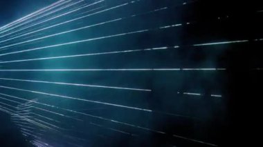 Yüksek Kaliteli 4K Video 'da Çoklu Lazer Işınları ile Lazer Gösterisi