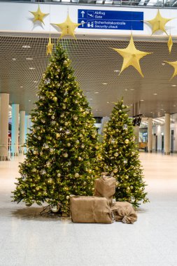 Muenster Havaalanı Noel süsleme ağacı