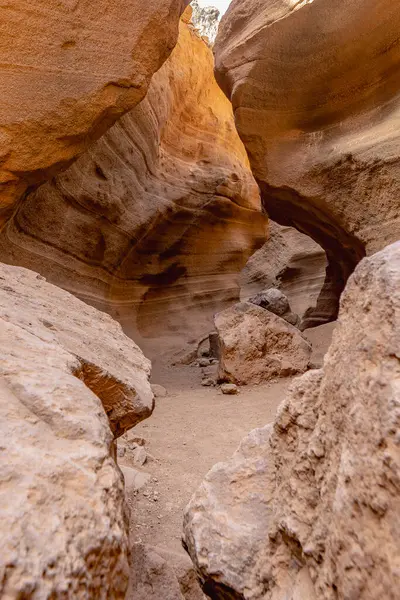 renkli tuffs, Barranco de las Vacas (İnekler Geçidi), Gran Canaria Adası, İspanya