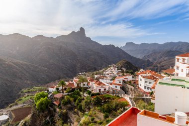 Gran Canaria 2024 'teki Tejeda köyünün manzarası