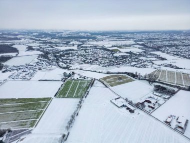 overhagen from above while in snow clipart