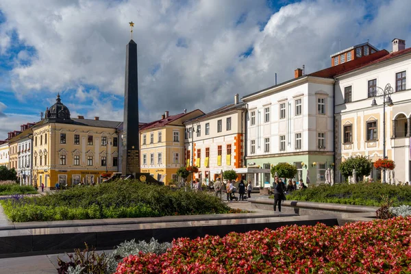 Banska Bystrica Eslovaquia Septiembre 2022 Vista Plaza Principal Ciudad Monumento — Foto de Stock