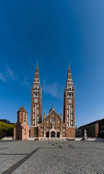 Сегед Венгрия Октября 2022 Года Взгляд Римско Католической Вотивной Церкви — стоковое фото