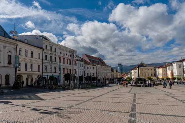 Banska Bystrica Slovacchia Settembre 2022 Veduta Della Piazza Principale Della — Foto Stock