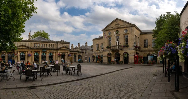 Wells United Kingdom September 2022 View Market Place Town Square — 图库照片