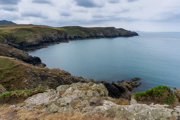 Een Landschappelijk Uitzicht Wilde Ruige Pembrokeshire Kust Wales — Stockfoto