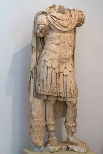 2022年11月11日ギリシャオリンピア 古代オリンピアにおけるギリシャ像の博物館展示 — ストック写真