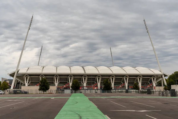 Reims France Eylül 2022 Reims Futbol Stadyumu Otoparkı Manzarası — Stok fotoğraf