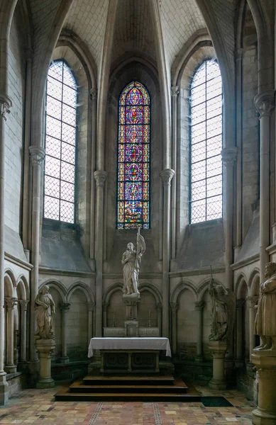 Troyes França Setembro 2022 Vista Uma Capela Lateral Catedral Troyes — Fotografia de Stock