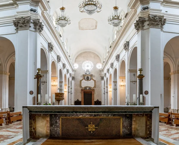 Spoleto Itália Novembro 2022 Batistério Altar Transepto Catedral Spoleto — Fotografia de Stock
