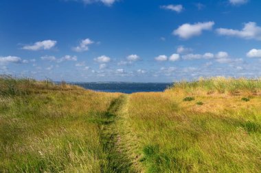 İzlanda 'nın ikonik Vestrahorn dağının dikey görüntüsü sabahın erken saatlerinde gelgit havuzlarına yansıyor.