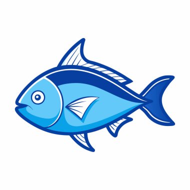 deniz balık vektör çizim.