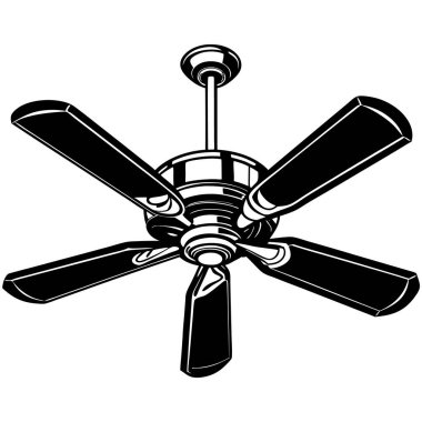 Fan simge. Fan vektör simgesi web için basit örnek