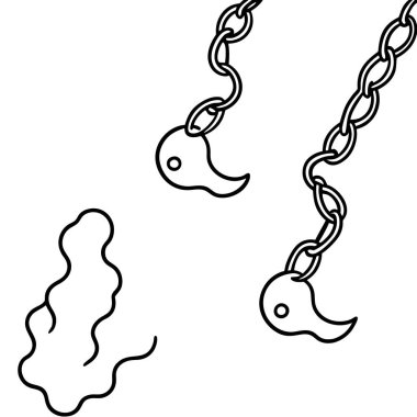 vektör çizim karikatür şeker